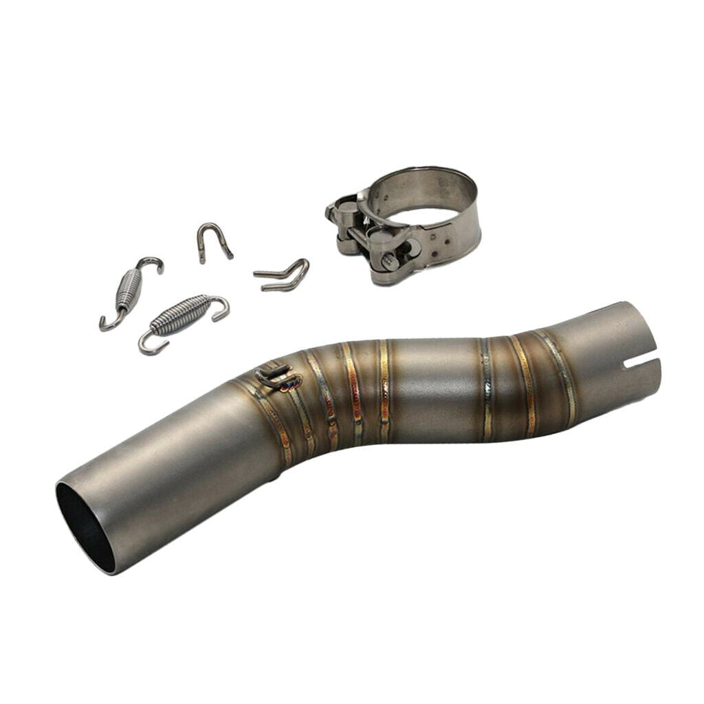 Slip on Motorcycle Exhaust Escape Middle Link Pipe For GSXR 1000 2005 2006