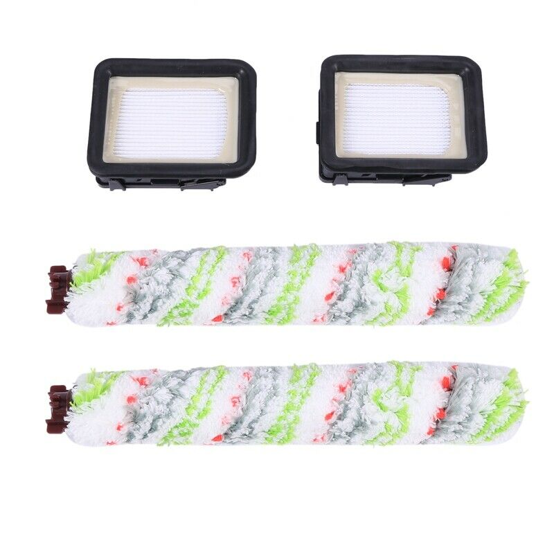Multi-Surface Pet Brush Roll and 1866 Vacuum Filter Compatible with Bissell CrH4