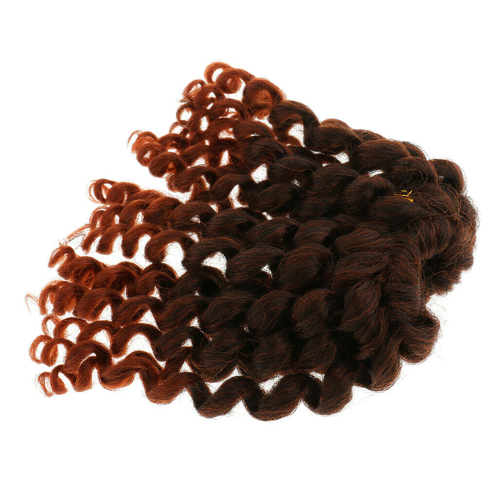 10" Wand Curl Braid Synthetic Braiding Hair Extensions 20 Strands / Pack #3