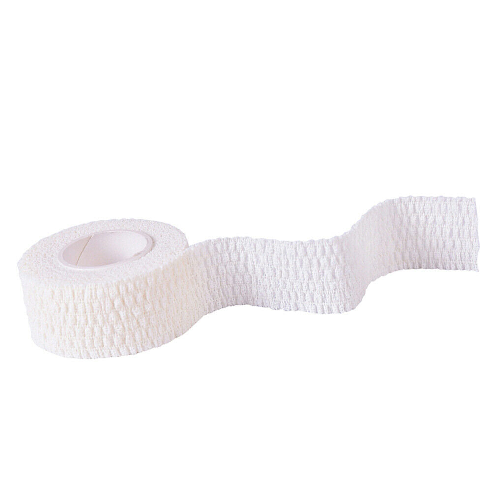 Sports Self Adherent Wrap Pet Dog Cat Wound Cohesive Bandage 2.5cm White