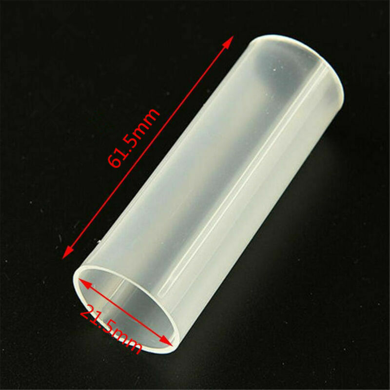 10Pcs Plastic 18650 Battery Holder Tube For Flashlight Torch Lamp Light 6.15cm