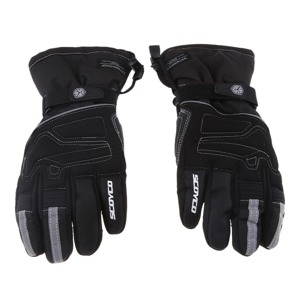 Motorbike Protective Touch Screen Gloves Winter Warm Waterproof Windproof XL