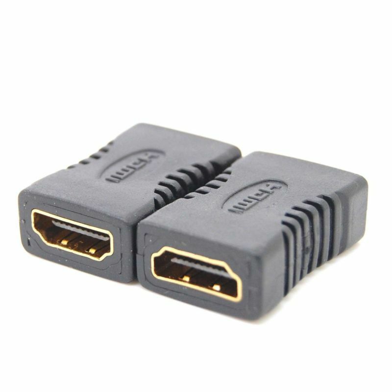 50pcs HDMI Female To Female Coupler Joiner Adapter Cable Extender Plug For PC