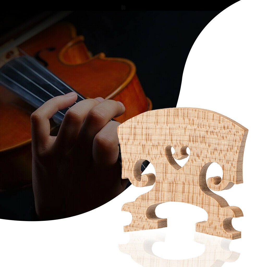 1x AA Grade Violin Bridge 4/4 for Violin Upgrade Replacement High Quality