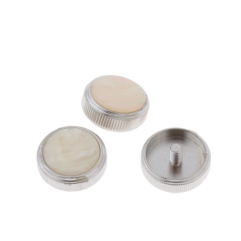 3 Pieces Trumpet Valve Finger Buttons Replacement for Euphonium Brass Wind
