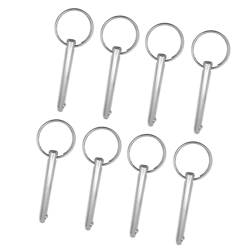 8 X Quick Release Bimini Top Assembly Jaw Slide Cover Hinge Pin Length: Approx.