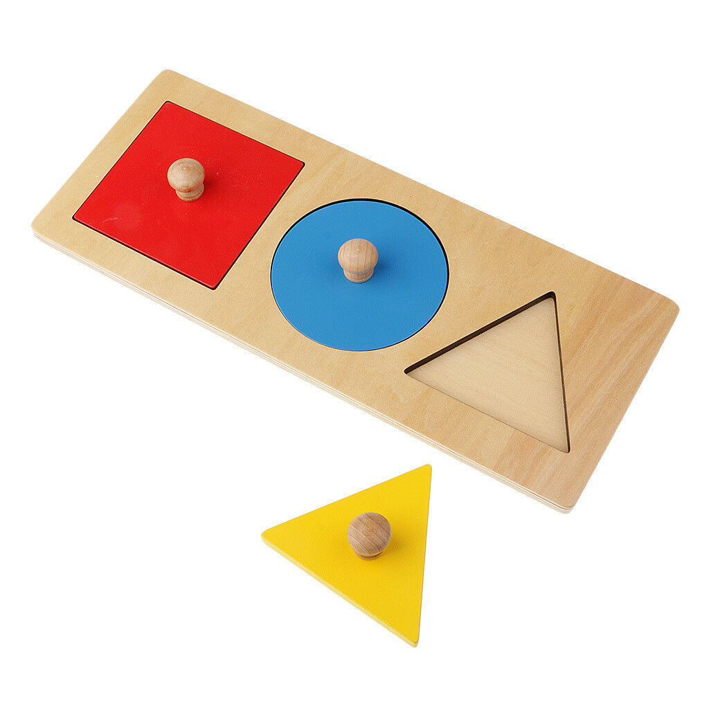 Kids Baby Geometry Educational Toys Puzzle Montessori Preschool Learning #10