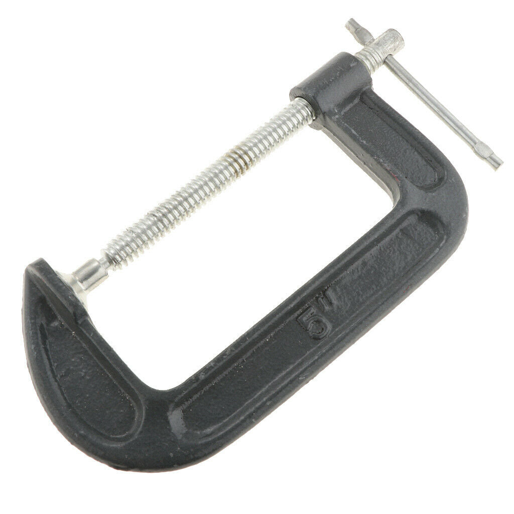 Heavy Duty Malleable Iron G-Clamp Vice Quick Grip C-Clamp Woodworking 5 Inch