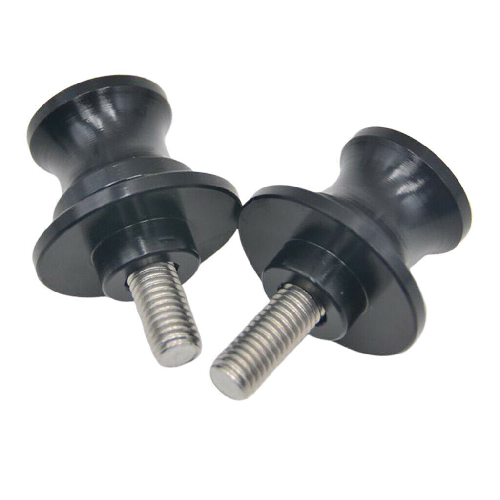 1 Pair M8 8mm Aluminum Swing Arm Spools Sliders Stand Screws For Motorcycle