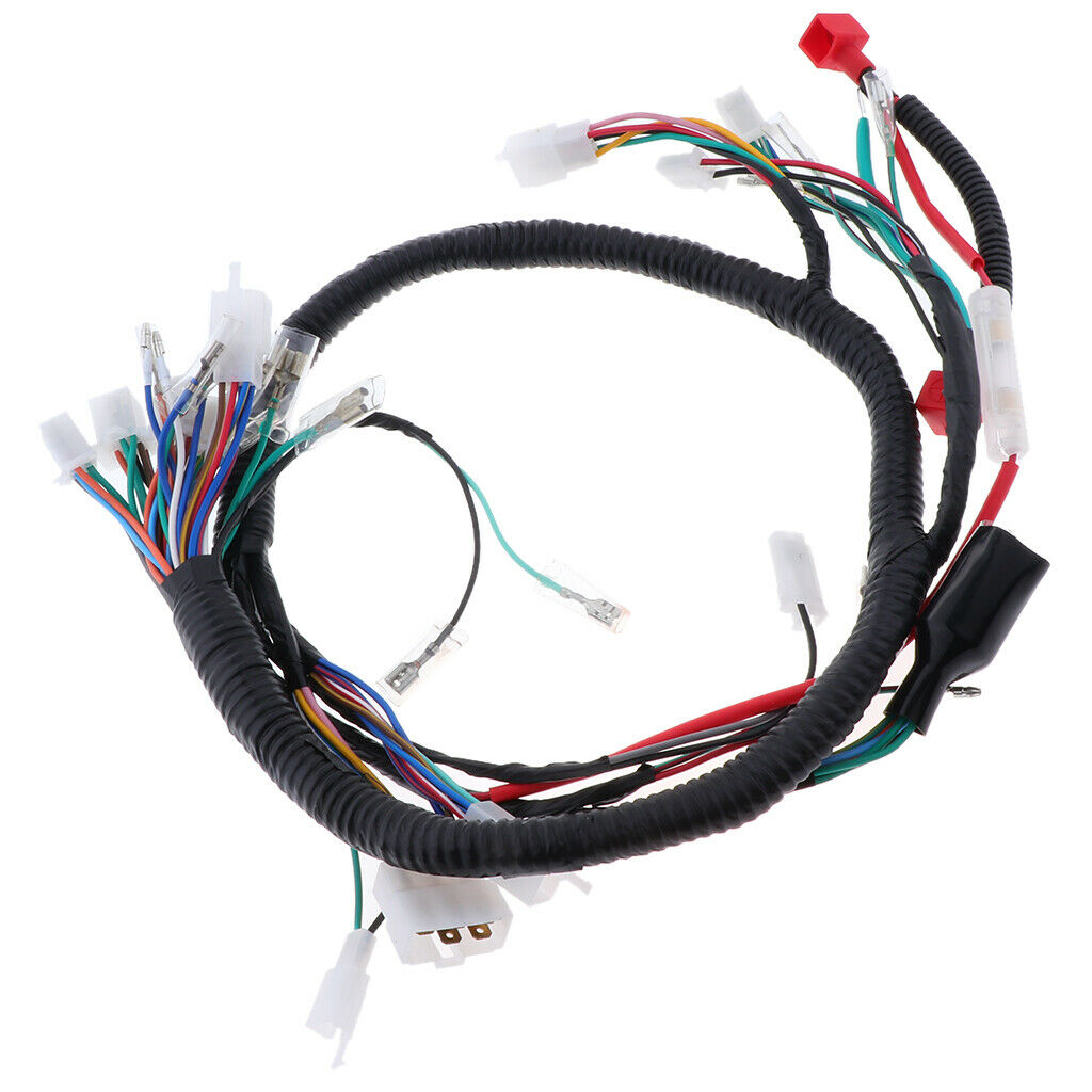 Full Electric Start Engine Wiring Harness Assembly Electrical and Ignition Cable