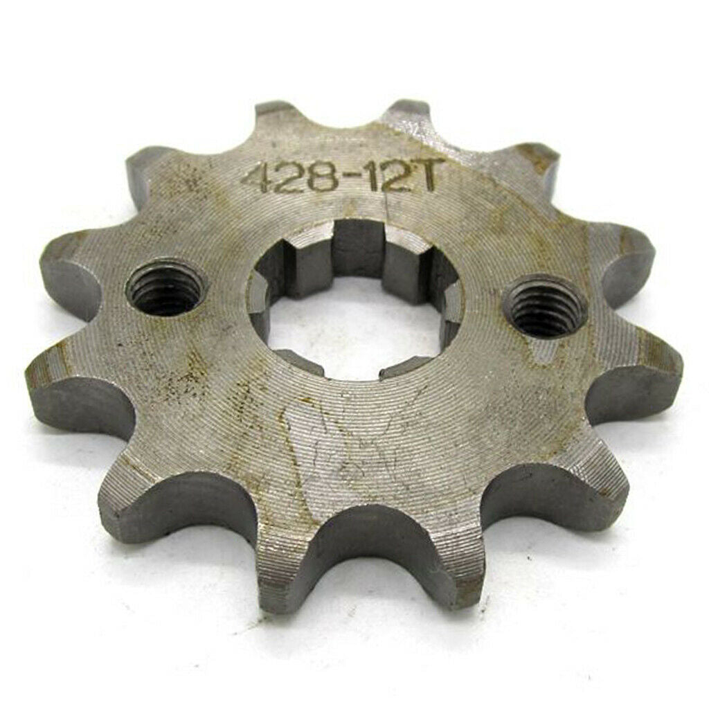 428 12T 17mm Drive Front Counter Sprocket ATV Quad  Dirt Bike