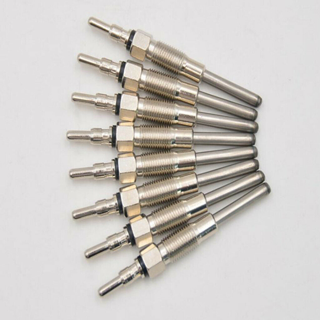 8 Pieces Replacement Glow Plug Kit Set For 1988-1994 Ford F350 F250 7.3L