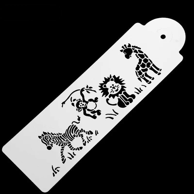 Cute Animal Cake Airbrush Painting Art DIY Home Decor Crafts Stencil Temp.l8