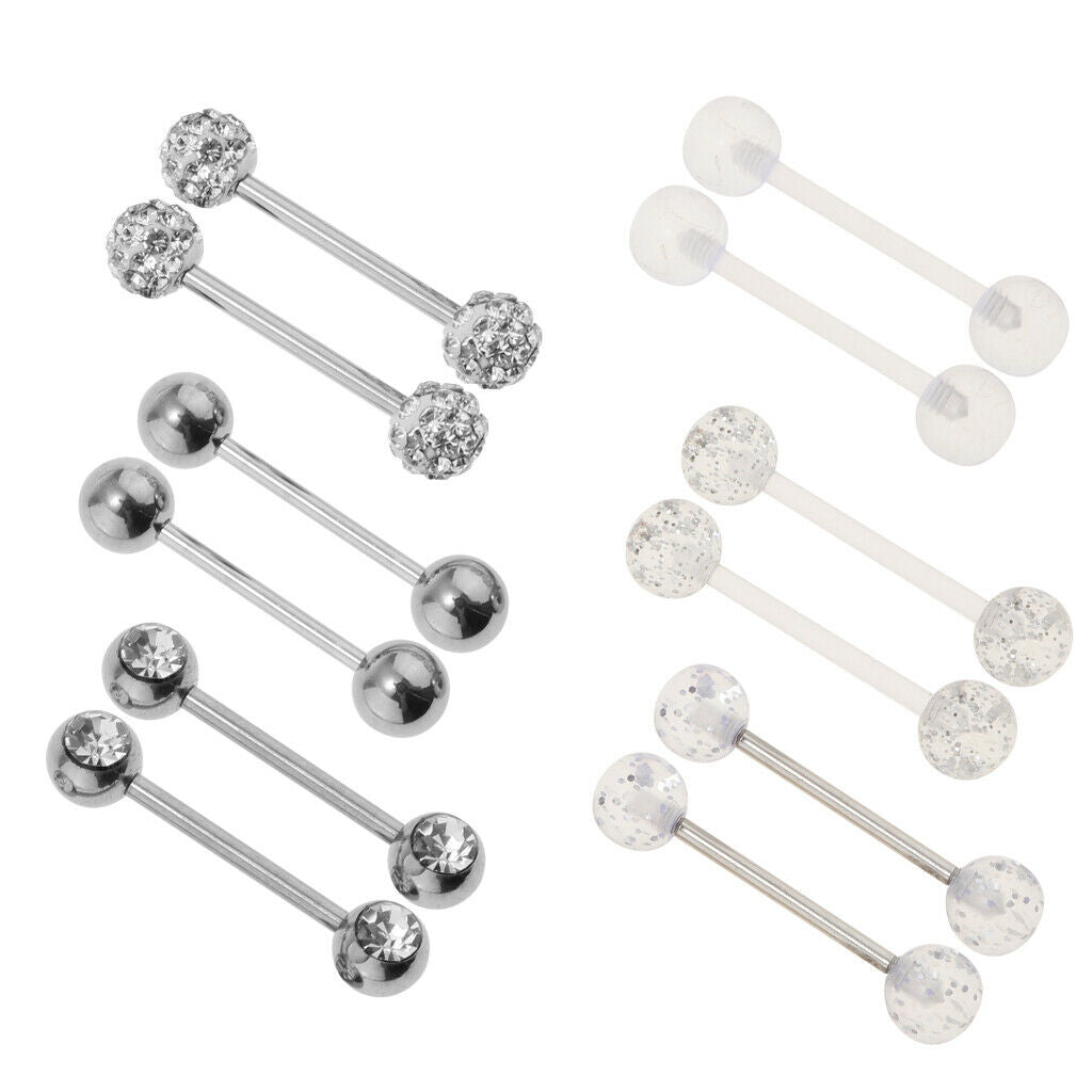 12x ball tongue ring for a range of jewelry including tongue,