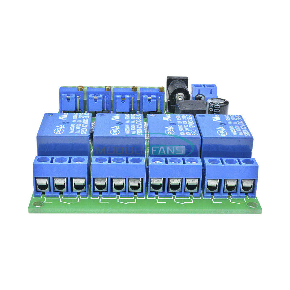 DC 12V 4-Channel Voltage Comparator Stable LM393 Comparator Module