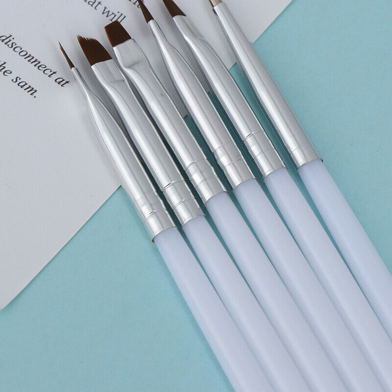12 Pcs/Set Nail Art UV Gel Liner Brush Painting Drawing Gradient Pen Salon To Kt