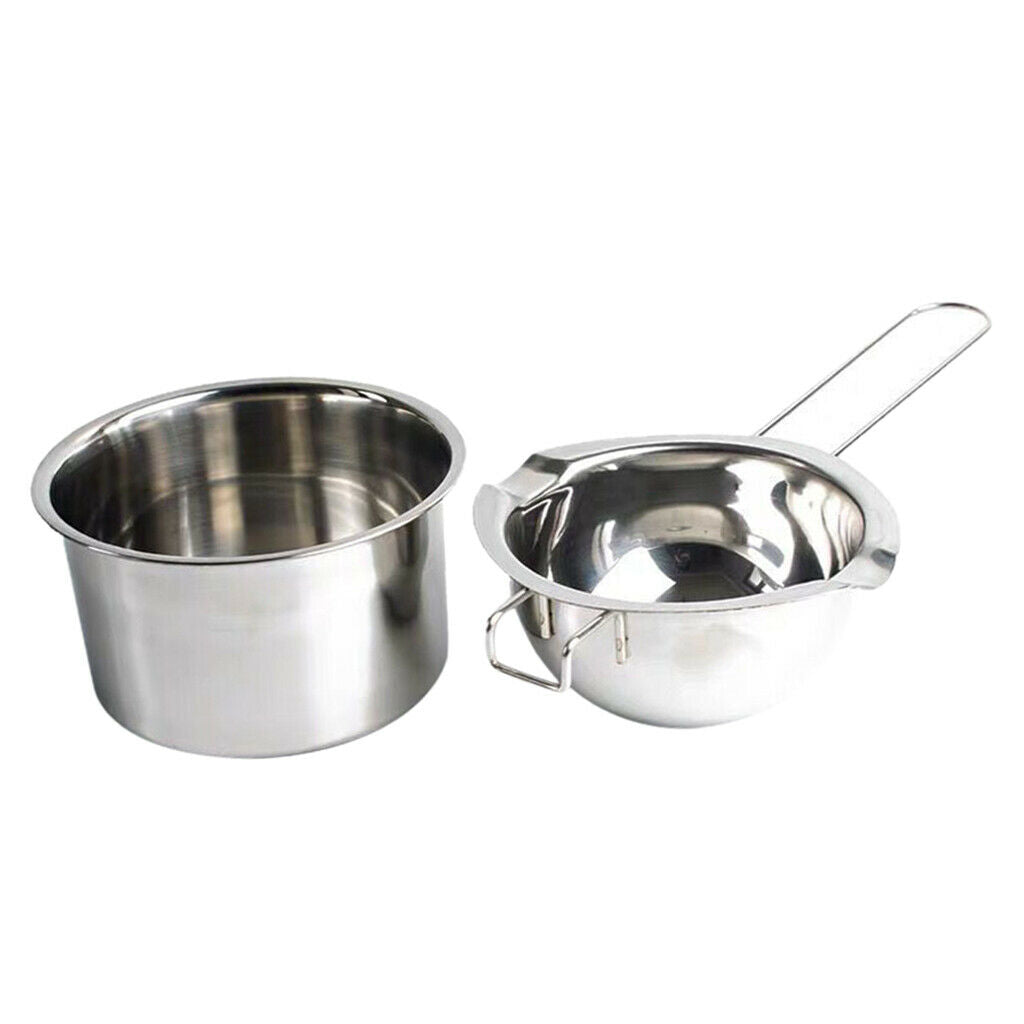 Stainless Steel Long Handle Candle Wax Melting Pot Double Boiler for DIY Candle