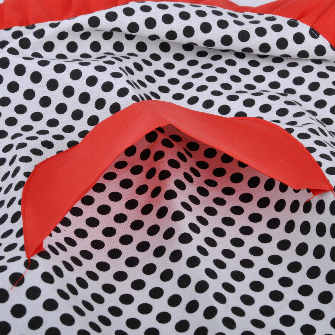 Bowknot Dot Bib Cooking Dress Apron Pocket Home Kitchen Restaurant Housewife An