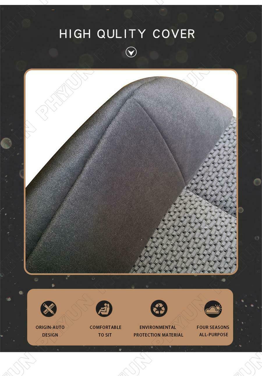For 2001-2003 Ford F150 Driver Side Bottom Replacement Cloth Seat Cover Gray