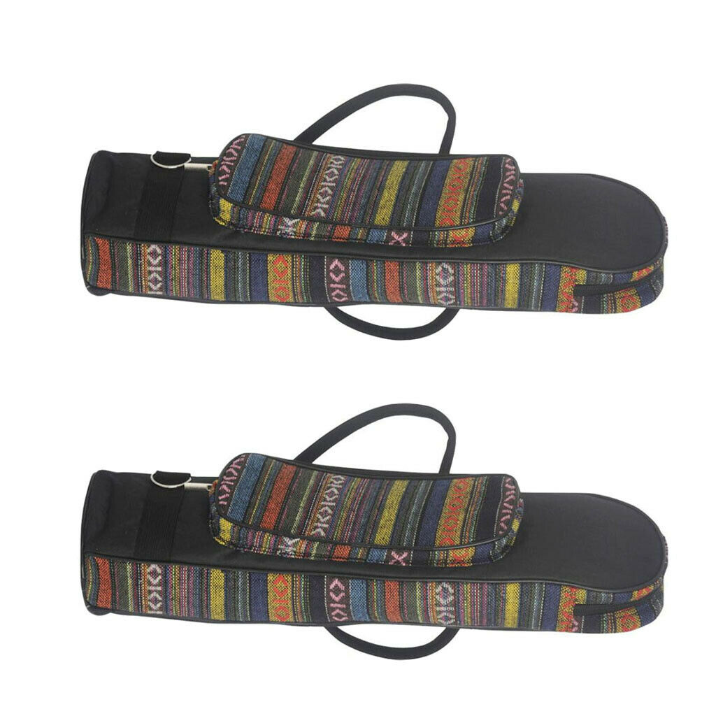 2x Trumpet Bag Oxford Fabric Portable Gig Bag 20.47in Multicolor Accessories