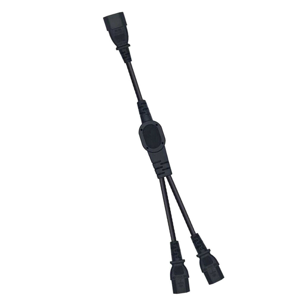 IEC320 IEC 320 C14 to 2 C13 AC Power Extension Cord for PC PDU UPS DMX