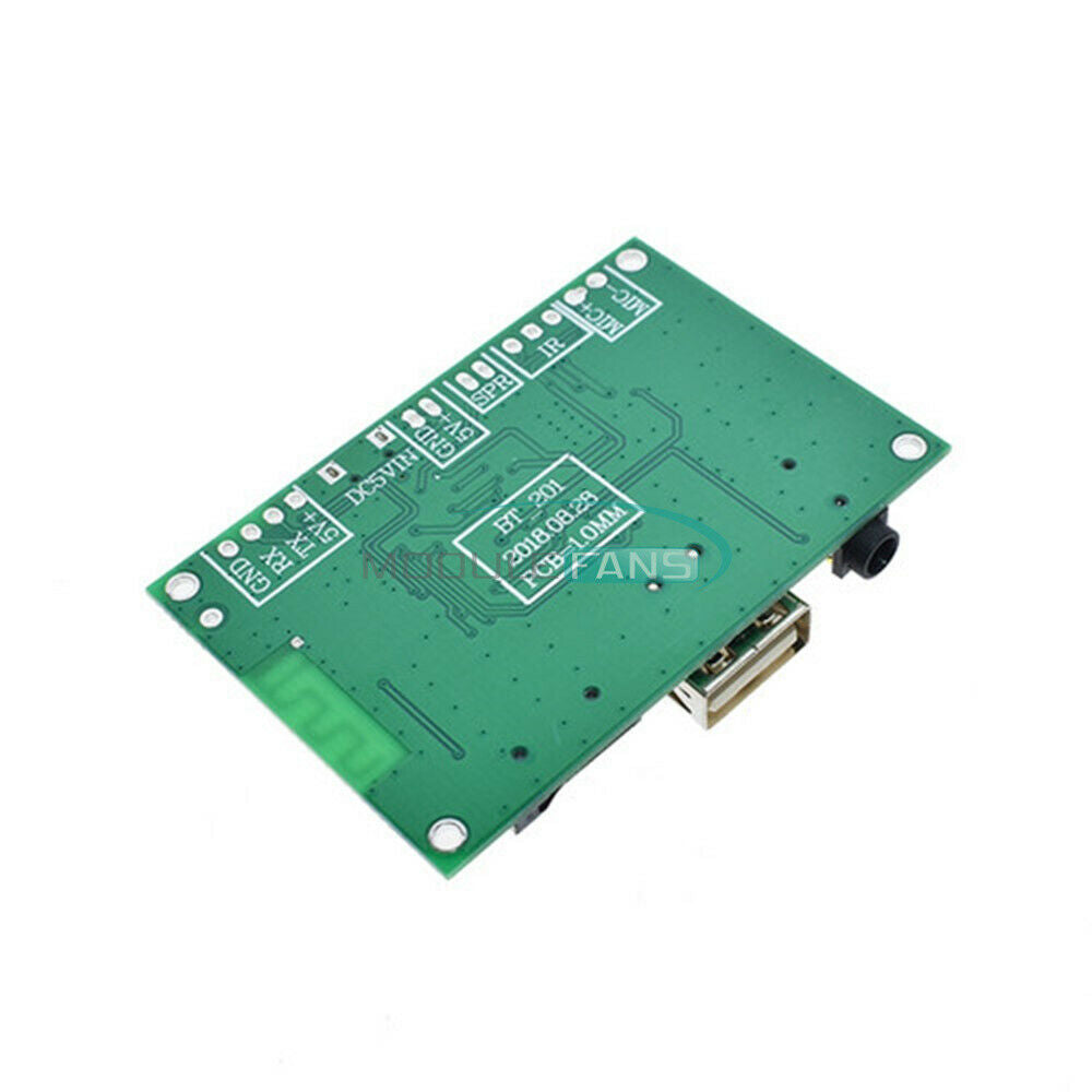 Bluetooth 5.0 Dual Lossless Audio Power Amplifier Board Module Tf Card U Disk