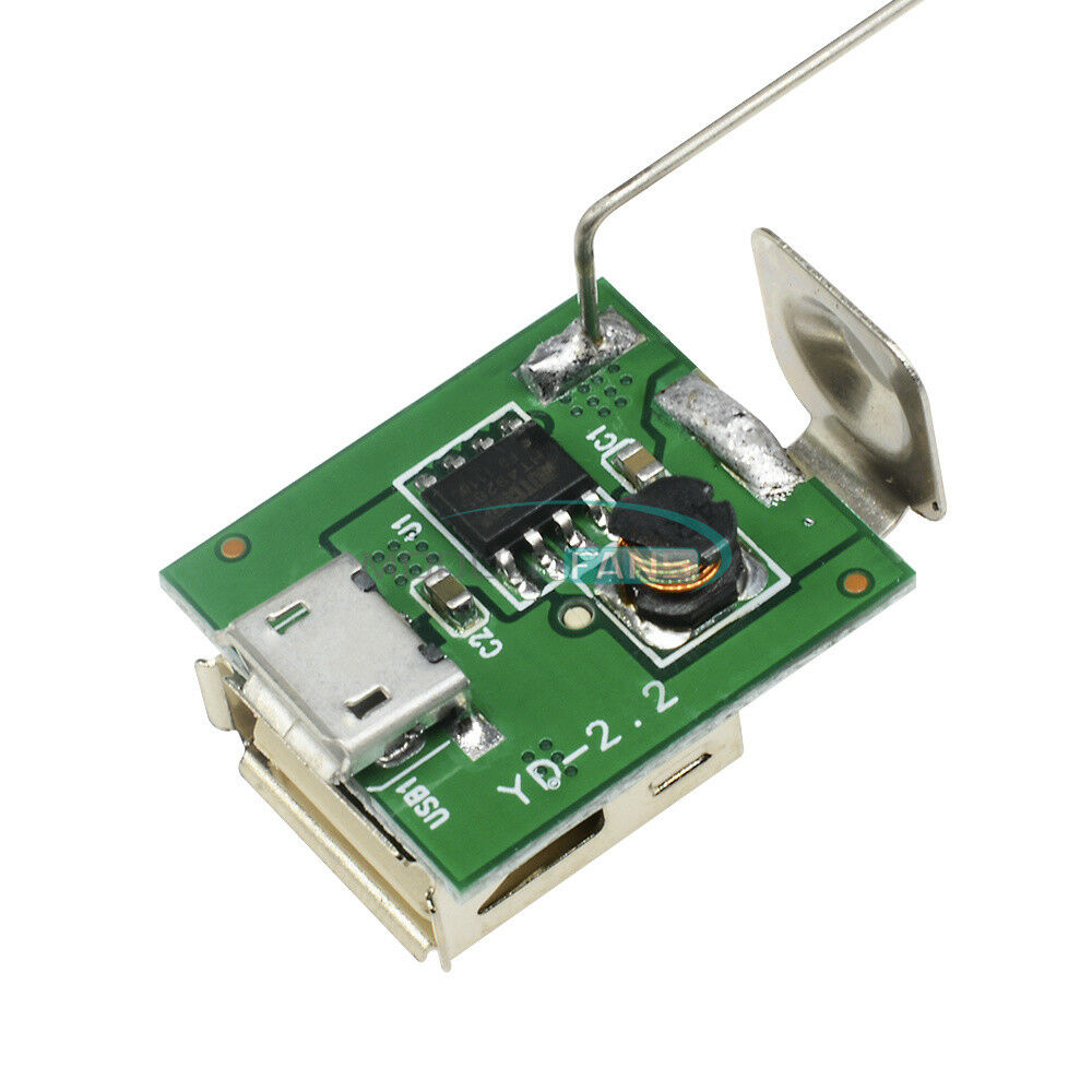 Green USB Power Bank Case Kit 18650 Battery Charger DIY Box Boost Module