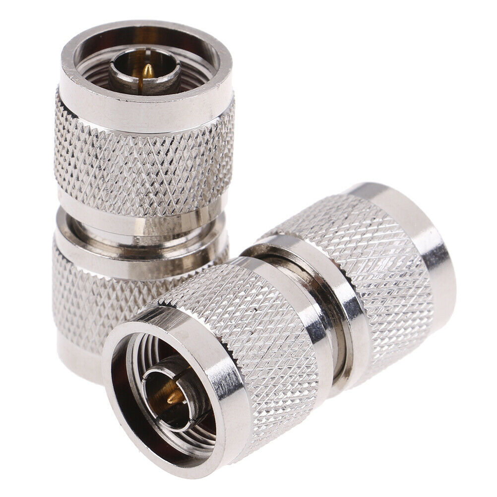 1x N Male plug to UHF PL-259 PL259 Male straight radio RF adapter connectJFADD