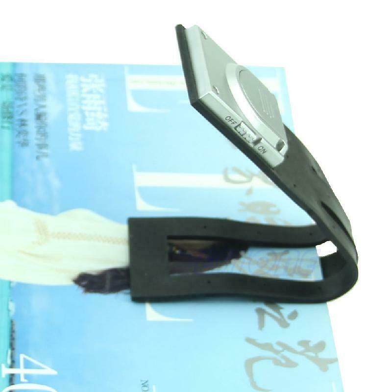 Flexible Portable Folding LED Clip On Reading Book Light Lamp For Reader Kindle