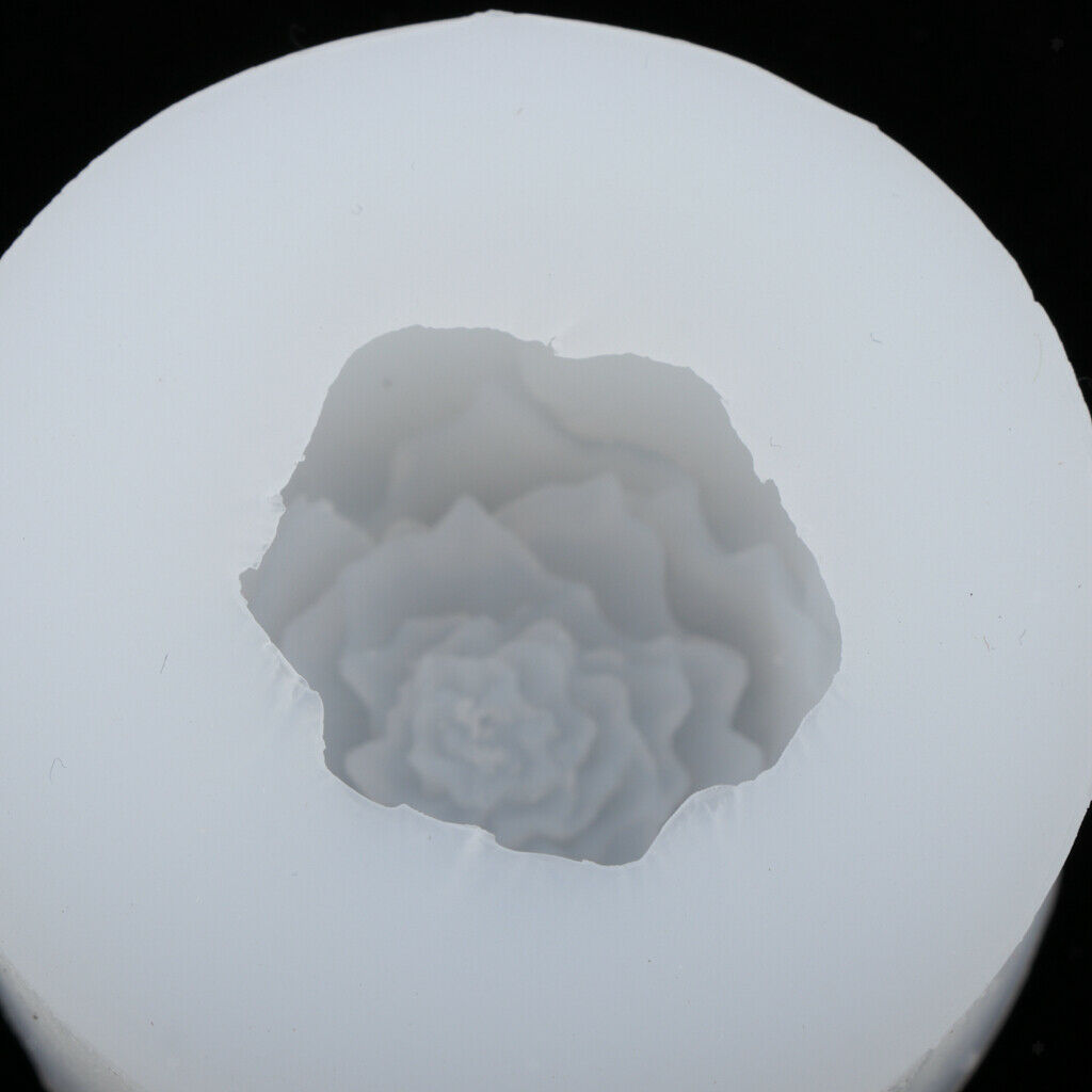 Fashion Peony Mold Silcone Mould Candle Mold Car Aromatherapy Making Mold