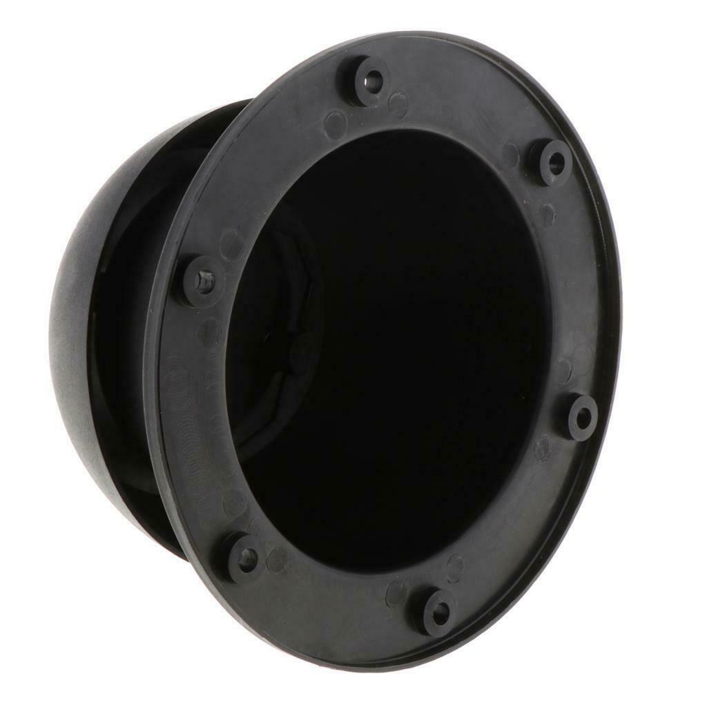 Mushroom Head Black RV Trailer Roof Exhaust Outlet Vent   Top Mounted