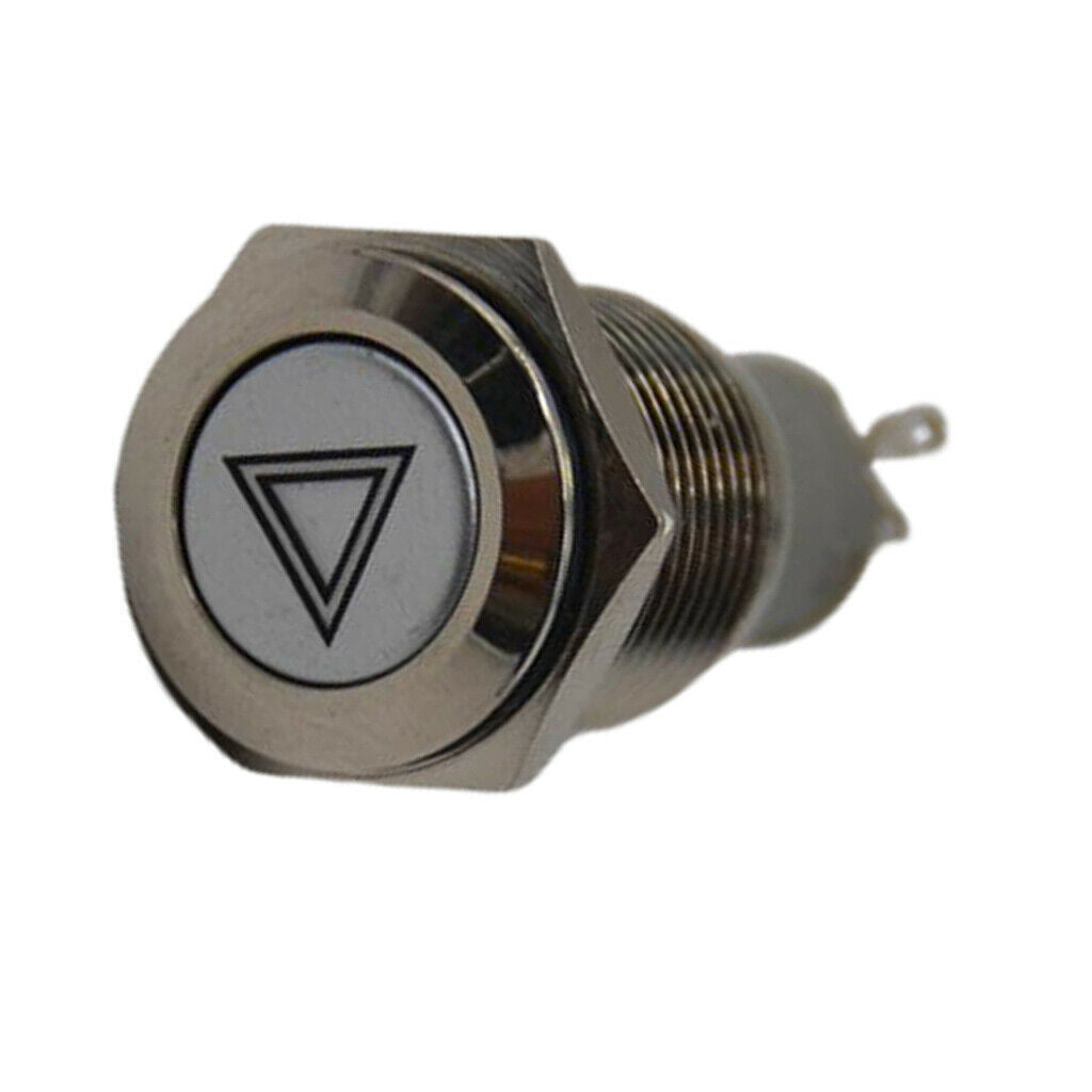 Universal Red LED Car Emergency Warning Light Push Button On/Off Switch