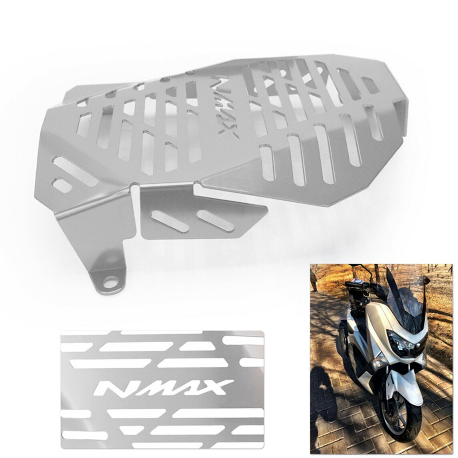 1Pc Engine Guard Guard Cover Protector Fit For Yamaha Nmax 155 15-18 SIL CN