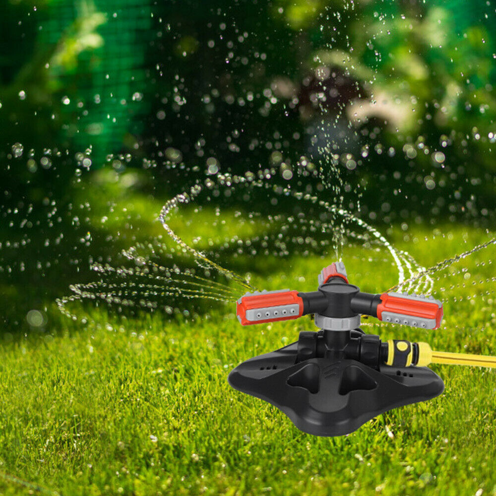 3 Arm Adjustable Garden Sprinkler Lawn Irrigation Spray Nozzle Roof Cooling Tool