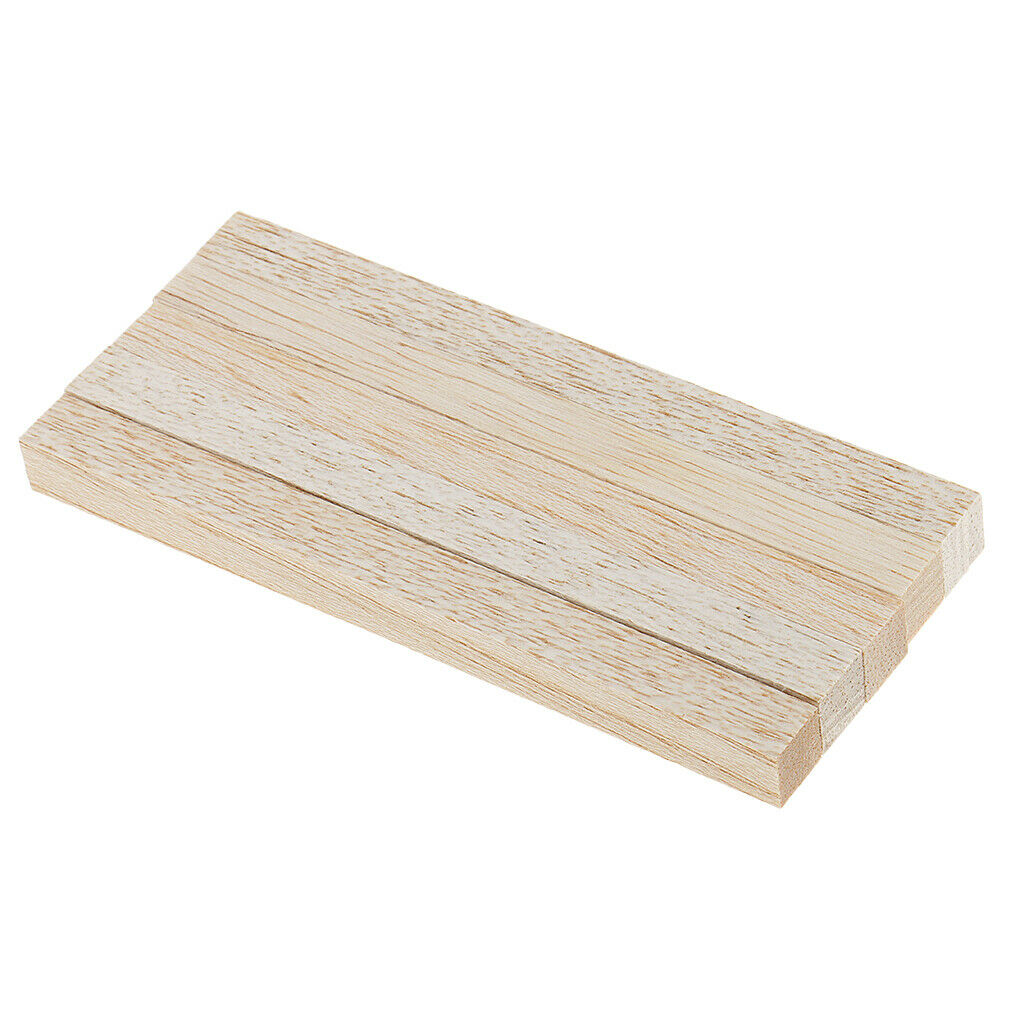 5x Blank Square Wood Stick Wooden Dowel for DIY Craft Home Decoration 120mm