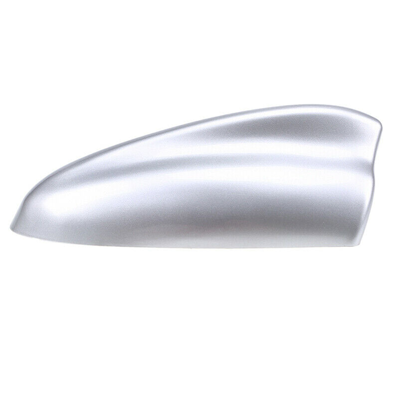 Sliver Univarsal Car Shark Fin Antenna FM/AM Radio Signal Aerial Accessories ABS