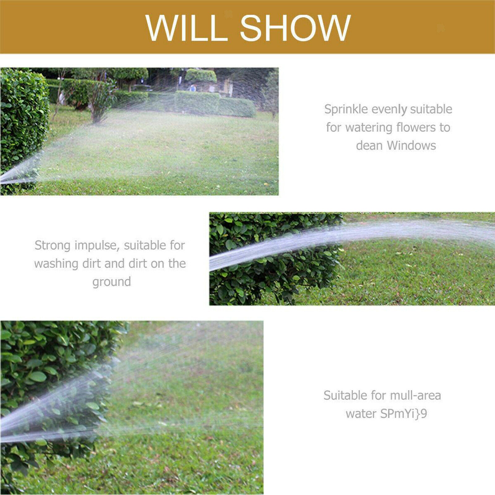 Multi-purpose Garden Hose Nozzle Hose Nozzle Watering Plant Washing Car