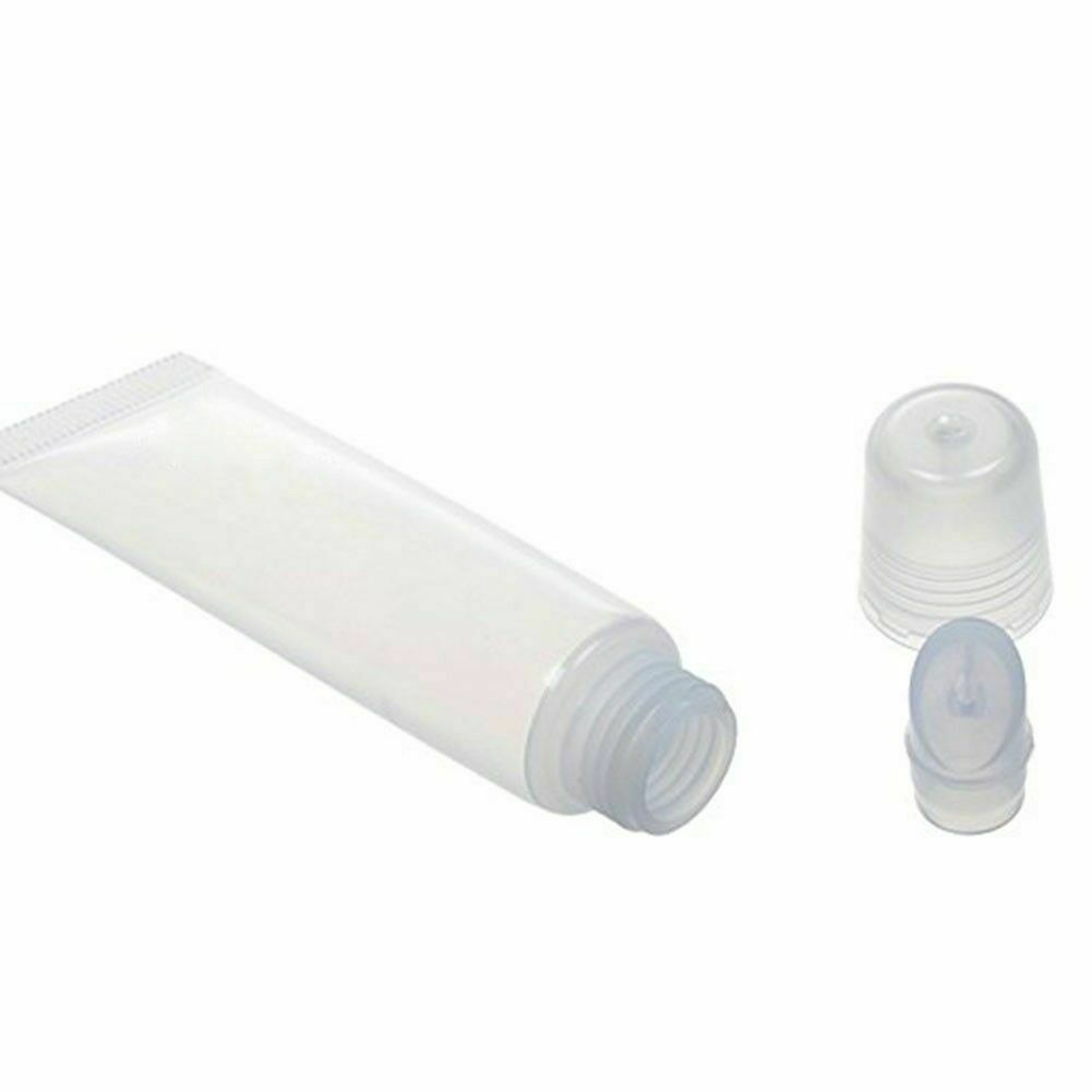 10Pcs Empty Clear LIP BALM Tubes Containers Transparent Lipstick 8g