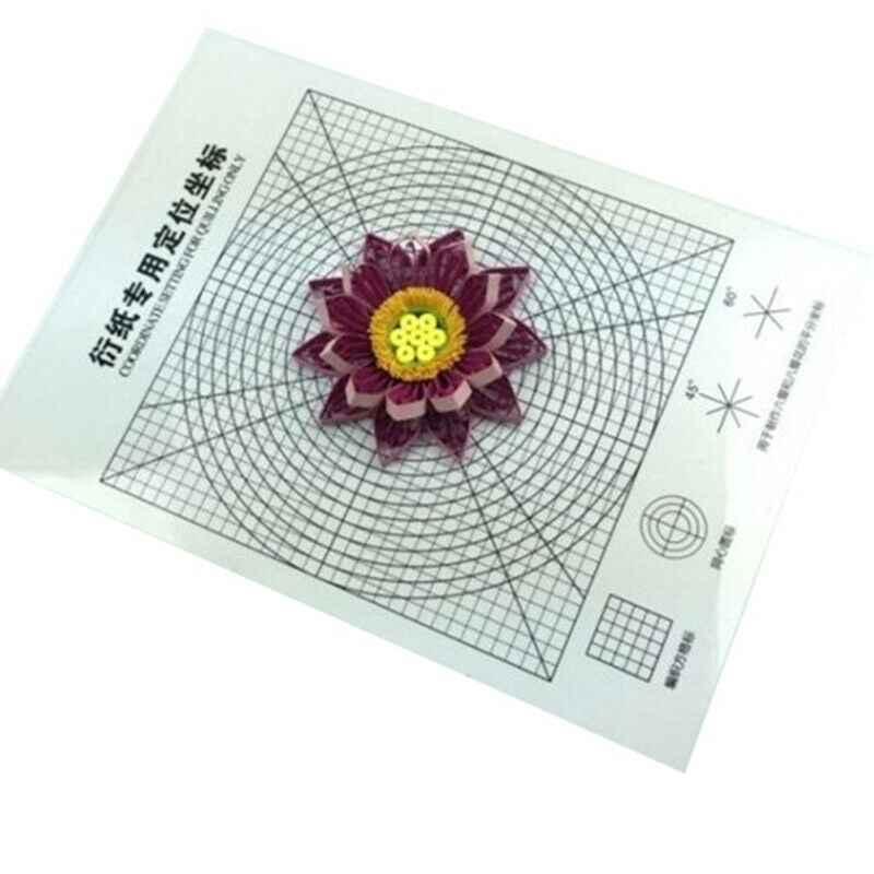 Quilling Paper Winding Plate Yan Paper Template Scrapbooking DIY Handmade.l8