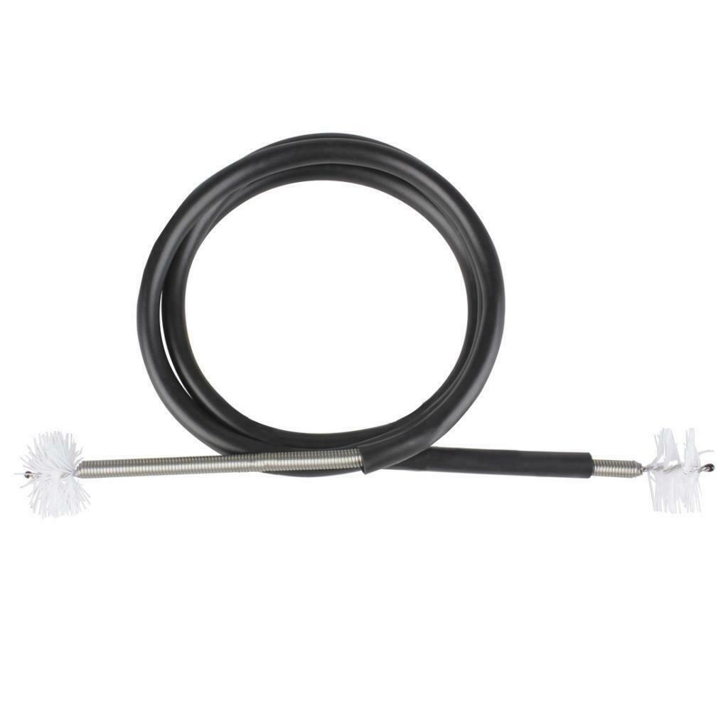 Trumpet brush, horn brush, steel wire, with rope band, cleaning brush