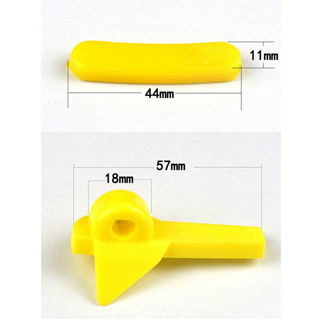 Set of 2 Grilled Tireless Plastic 57mm Tire Changer Bird Head Remover Pad