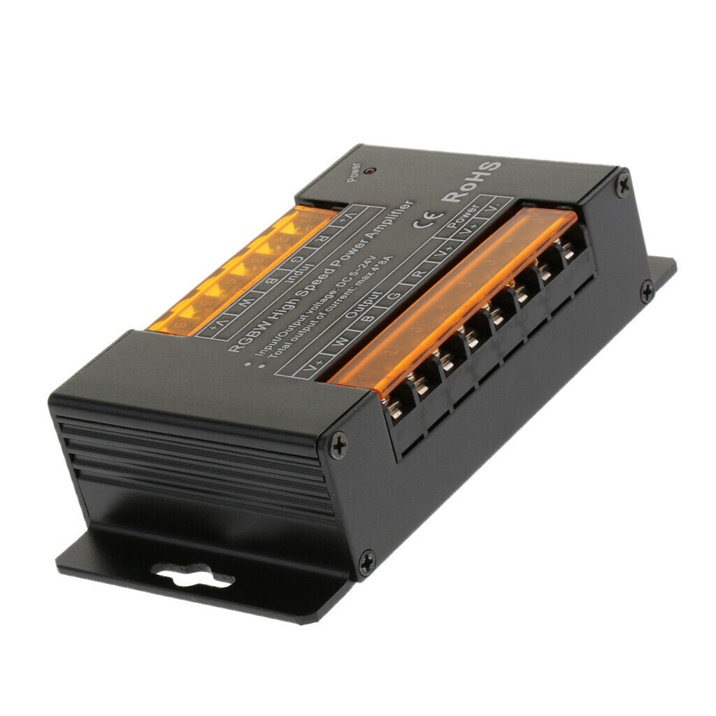 Power Amplifier Data Signal Repeater Channels For RGBW LED Lights Strip