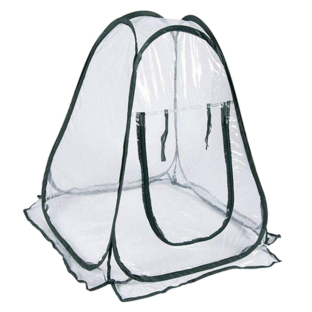 Small Tent   up Greenhouse Clear PVC Backyard Flowerpot Cover DURABLE