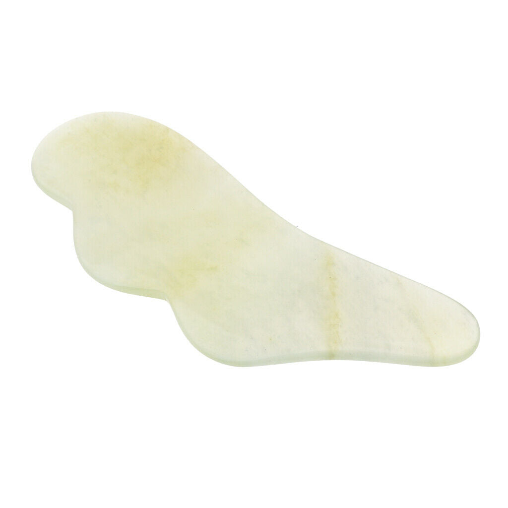 Hsiuyen Jade Gua Sha Tool, Natural Stone Guasha Board, Scraping Massage Tool