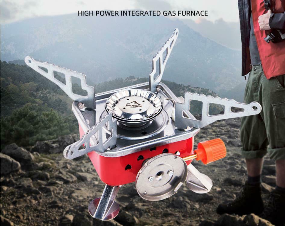 Outdoor Camping Gas Stove Portable Burner Picnic Foldable w/ Piezo Ignition4000W