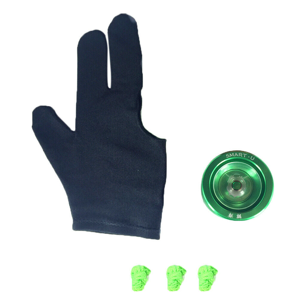 New Professional YoYo Ball Bearing String Trick Alloy Kids Toys Green Outdoor