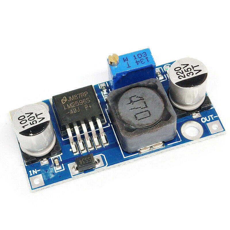 LM2596S DC-DC 3A Buck Converter Step-Down Voltage Regulator with LED voltmeter