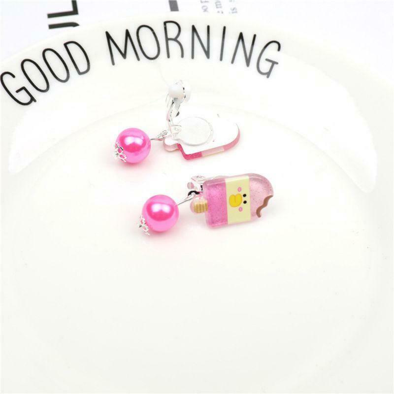 7 Pairs Mini Lovely Ear Clips for Girls Hypoallergenic Kids No Piercing Earrings