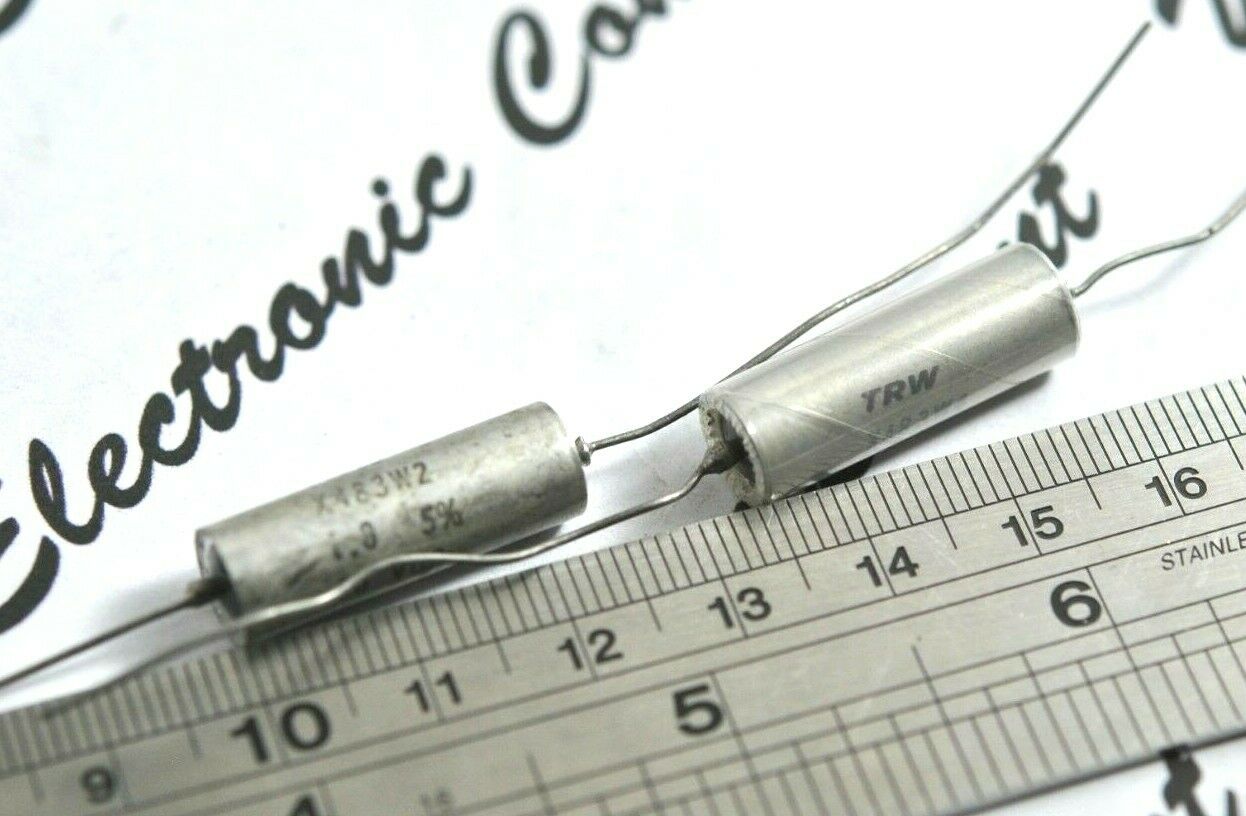 2pcs - TRW 1uF (1µF) 50V 5% X483W4 X483W2 Axial Tantalum Capacitor