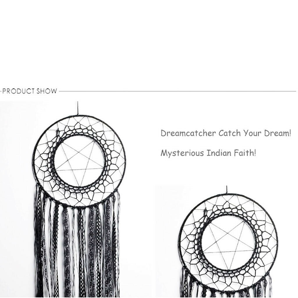 Dream Catcher Crafts Dreamcatcher Wall Hanging Car Home Decor Black A